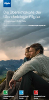 Titelbild Flyer Übersichtskarte Wandertrilogie Allgäu Titelbild Flyer Übersichtskarte Wandertrilogie Allgäu