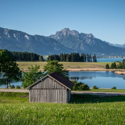 Illasbergsee bei Halblech Illasbergsee bei Halblech im Ostallgäu