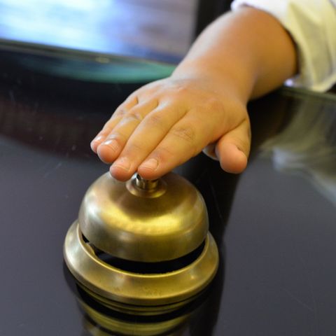 Klingel im Schloss zu Hopferau Klingel im Schloss zu Hopferau im Ostallgäu.