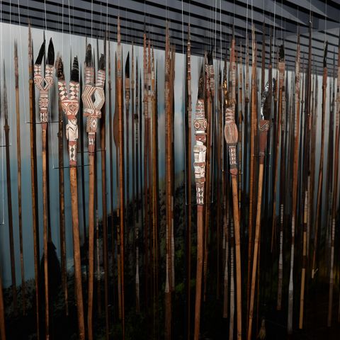 Speer-Sammlung im Südsee-Museum in Obergünzburg Speer-Sammlung im Südsee-Museum in Obergünzburg im Ostallgäu.