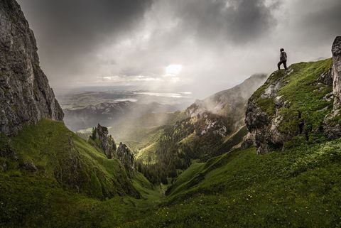 Wolkenstimmung am Aggenstein Wolkenstimmung am Aggenstein bei Pfronten im Ostallgäu.