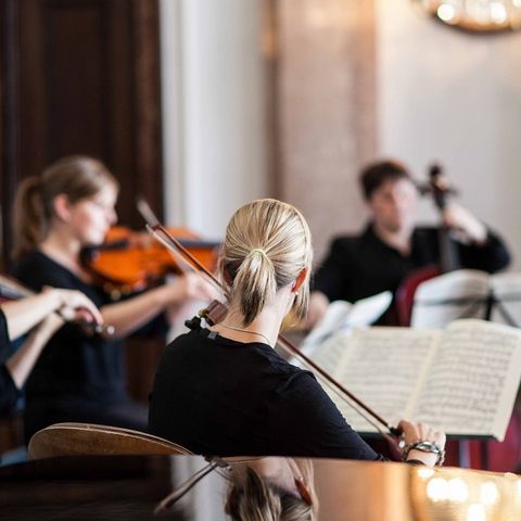 Quartett beim Konzert im Kaisersaal Klassisches Quartett beim Konzert im Kaisersaal in Füssen im Ostallgäu.