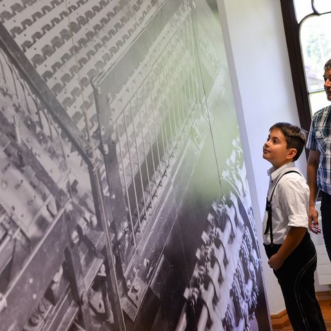 Abbildung des Computers von Konrad Zuse Abbildung des Computers von Konrad Zuse im Schloss zur Hopferau im Ostallgäu.