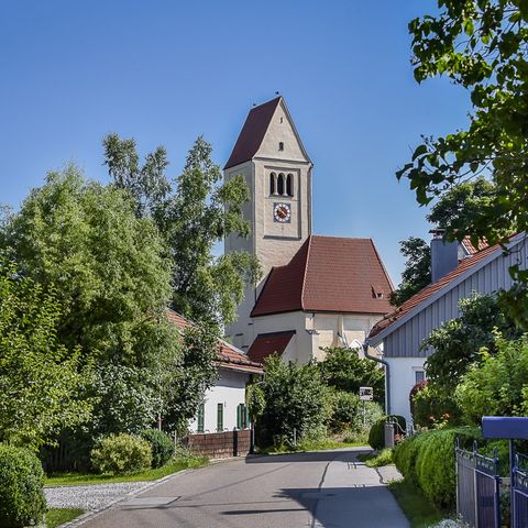 Friedhofskirche St. Stephan in Irsee Friedhofskirche St. Stephan in Irsee im Ostallgäu.