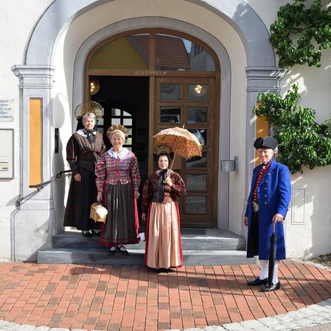 Museumseingang in Obergünzburg Museumseingang in Obergünzburg im Ostallgäu.