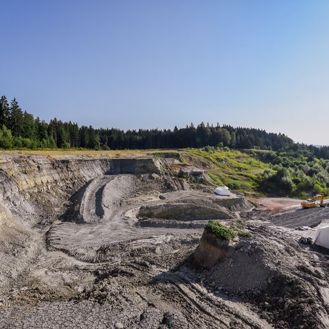 Ausgrabungsort Hammerschmiede bei Pforzen Ausgrabungsort Hammerschmiede bei Pforzen im Ostallgäu